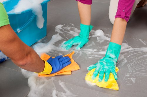 Patio cleaning service for a courtyard in Horeditch