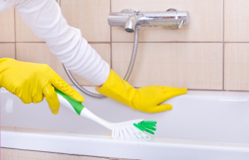 Team member trained in safe cleaning methods and hazard awareness
