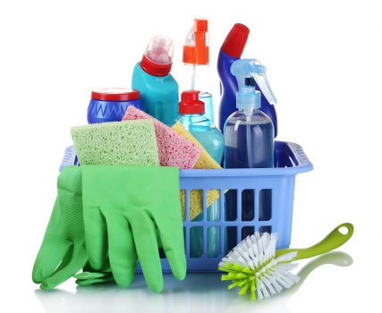Detailed dust removal from surfaces during a builders clean in Horeditch